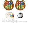 1 Set Geometry Shape Matching Game Toddlers Boys Girls Logic Focus Training Color Shape Learning Educational Toy