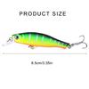 8.9g Crankbaits Artificial Baits Carp Trout Walleye Lures Swimbait Minnow Fishing Lures Swim Baits Fishing Tackle