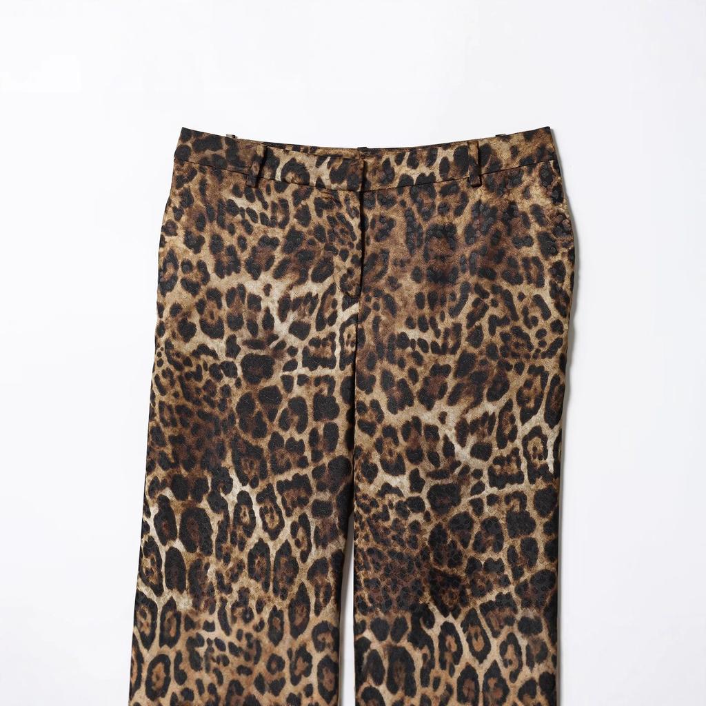 European and American style, French style, women's clothing animal pattern printing jacquard set 8640156 8657156