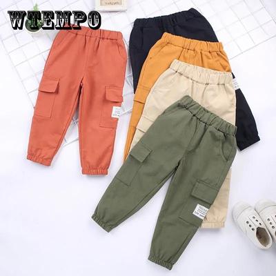 Boys and Girls Pants Spring and Autumn Casual Pants Children Overalls Women's Trousers Loose Pants