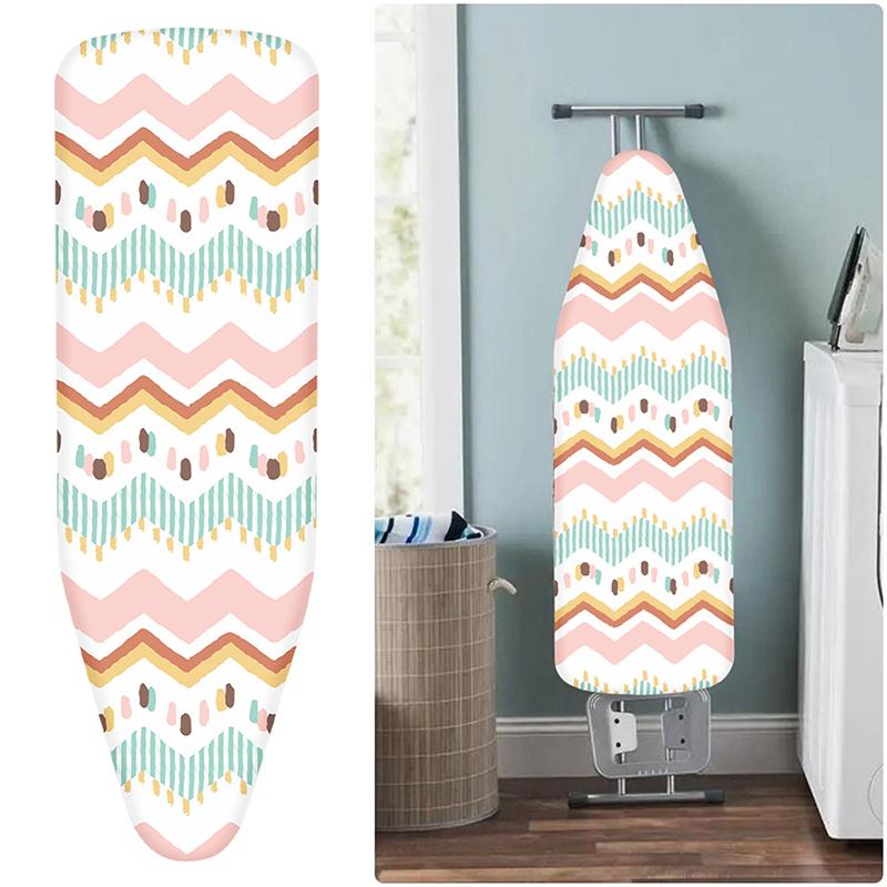 Durable Ironing Board Cloth Heat Resistant Decorative Ironing Board Cover With Floral Animals Design Universal Laundry Supplies