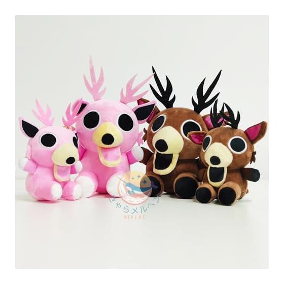 99 Nights In the Forest Plush Deer Keychain Fluffy Survive for 99 Days Goods Horror Game Doll Sewn Wrap Cute Soft Portable Children Birthday Present