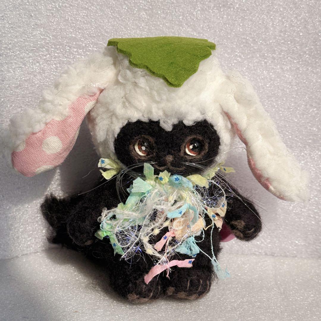 

[Б/У] Чата Художник Войлок Кошка Мишка Ручная Работа Плюшевая Игрушка