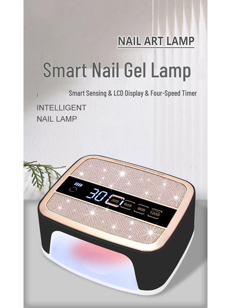 SS10 Portable 168W Rechargeable Nail Lamp: High-Power Phototherapy for Quick-Dry Nails In Salons