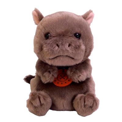 Sun Arrow Potte Pygmy Hippopotamus Stuffed Toy K-9580 H12.5 X W9 X D13.5cm