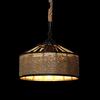Vintage Industrial Hemp Rope Diamond Chandelier