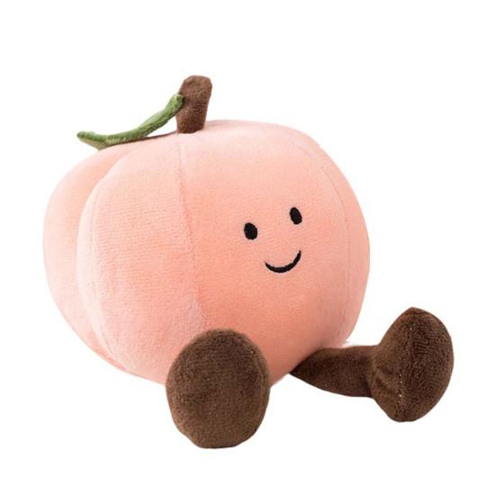 Fruit Plush Toy Lovely Banana Peach Pear Eggplant Cartoon Doll Plushies Ornament Soft Fruit Stuffed Doll Party Home Table Decoration Creative Gifts