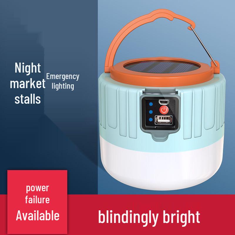 LED Solar Camping & Emergency USB Rechargeable Light