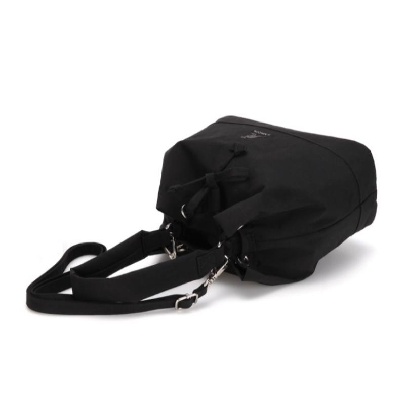 Kangol Bucket Bag Black 3392 Nylon Amber