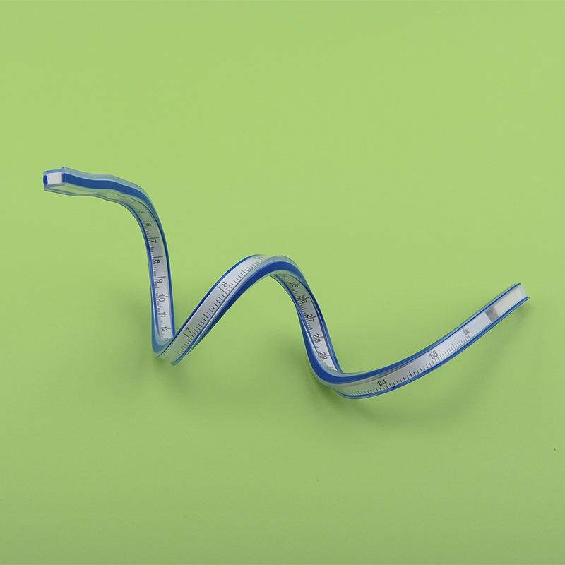 

Серпантиновая линейка 40/50/60 см, мягкая линейка для изготовления тарелок, маркировка кривой 40cm