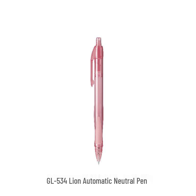 

Lion GL Series Neutral Pen 533/534 - Red/Black/Blue 0.5MM Office Writing Pen 0.5mm