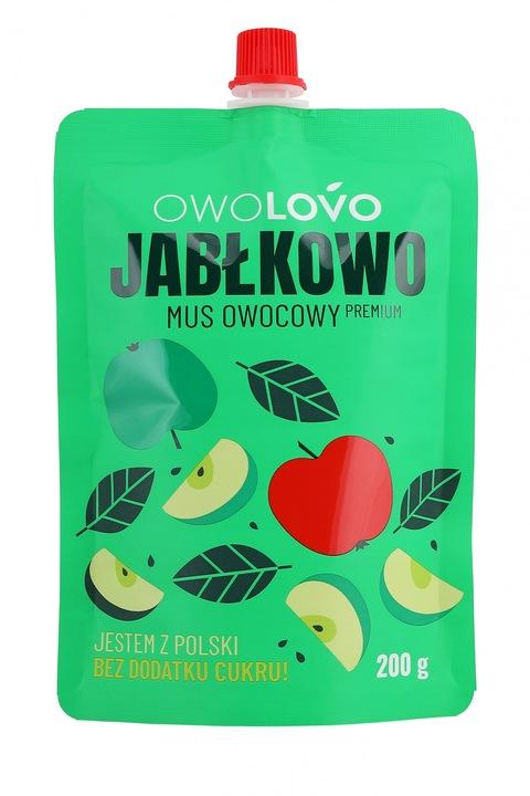 Mus Owolovo Jabłkowo Mus Owocowy Premium Jabłkowy 200 G X16