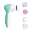 Spazzola Elettrica 5 In 1 per il Viso Massaggio Facciale Spa Strumento per la Pelle Aspiratore Pori Misuratore Pulizia Punti Neri Detergente Strumenti