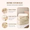 Ultra Space Saving Self Compression Organizer,2-Layer Comforter Storage Bag,Large Capacity Compression Storage Bags with Zipper