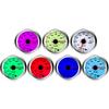 52mm Oil Pressure Gauge Boost Tachometer Voltmeter Air-Fuel Ratio Water Temp Oil Temp EGT Gauge Change 7 Colors Fit for 12V Car