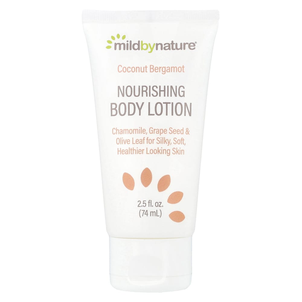 Mild By Nature Nourishing Body Lotion, Coconut Bergamot, 74ml (2.5 fl oz)