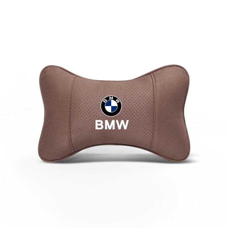 1pcs Car Headrest with Soft Suede Upholstery Valve Cap For BMW X1 X2 X3 X5 X4 X6 X7 iX3 F20 F10 F07 E70 E46 E90 E92 E60 E39