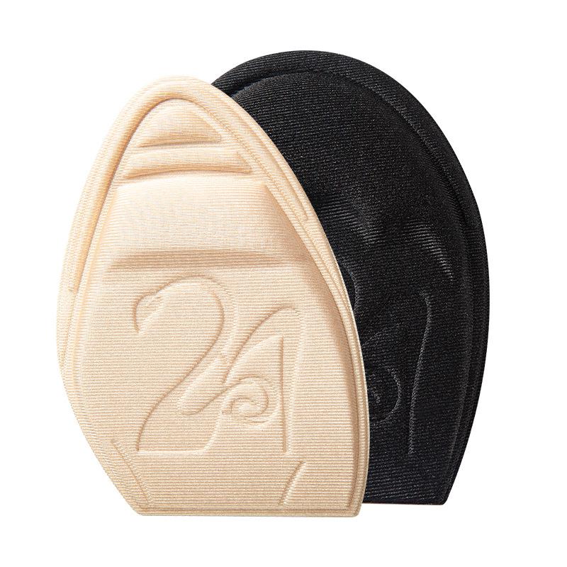 Women's Anti-Slip Forefoot Pads: Thick, Sweat-Absorbing, Pain-Reducing Insoles for High Heels - Soft, Summer Fit