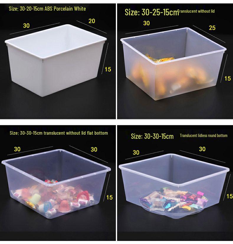 Transparent Plastic Display Box for Bulk Dried Fruit, Candy, Snacks