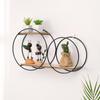 Round Wall Hanging Shelf for Bedroom Decoration, Punch-Free Installation