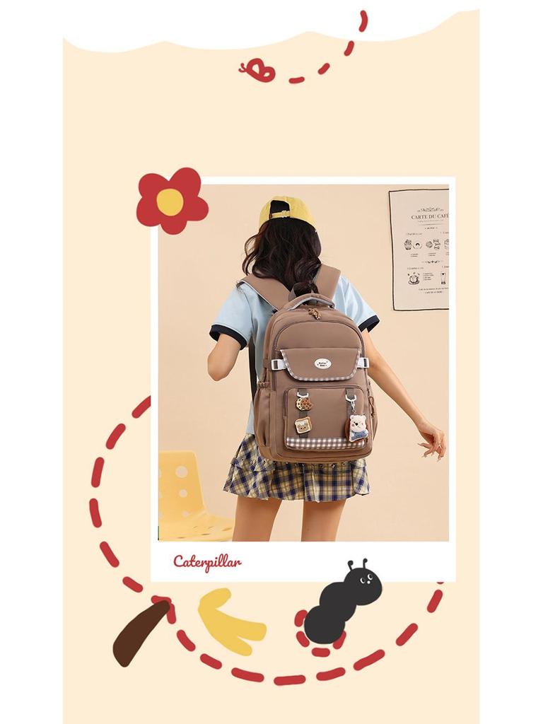 2025 Stylish Large-Capacity Backpack for Students & Travel - Ideal for Middle, High School, and College