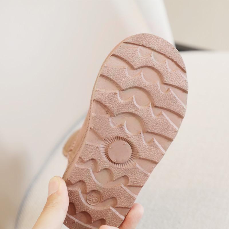 2025 Warm Children's Snow Boots Baby Boys and Girls Short Boots Thickened Children's Velvet Cotton Shoes Winter Non-slip
