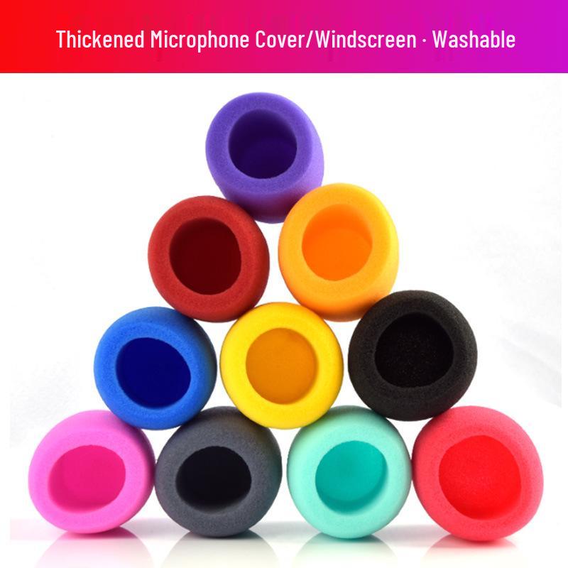 Durable 75mm Washable Microphone Pop Filter Sponge Cover