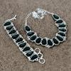 Chrome Diopside Gemstone Handmade  925 Sterling Silver Jewelry Set KKG-445
