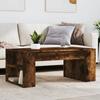VidaXL Coffee Table Smoked Oak 102x55x42 Cm Engineered Wood, Side Table, Living Room Table, Side Table, End Table 831858