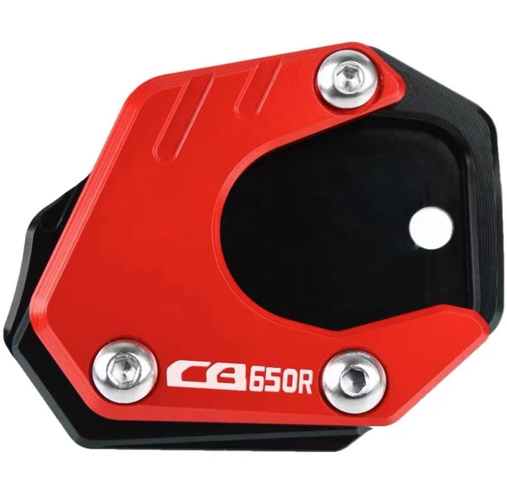 Generic For CB650R 2019 2020 2021 Motorcycle Kickstand Motorcycle Side Bracket Motorcycle Side Bracket Pad