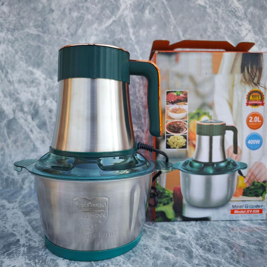 Stainless Steel Multifunctional 5-Speed Food Processor & Baby Food Maker, 2L Capacity