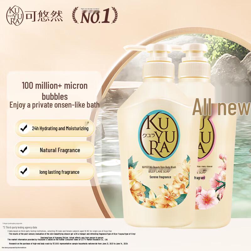 

Koyuran Long-Lasting Fragrance Moisturizing Shower Gel Set