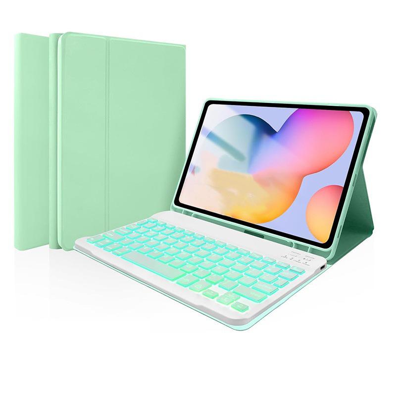 

2025 Redmi Pad 2 Bluetooth Keyboard Case: Colorful Backlit, Detachable, SE11 Compatible Redmi Pad 2 2025 (with Pen Slot)