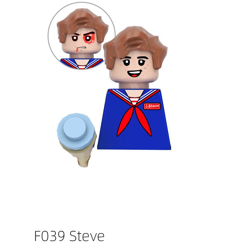 Schrecklicher Film Auf dem Kopf Dustin Mike Lucas Will Eleven Modellbausteine Erleuchten Actionfigur Bausteine Spielzeug für Kinder