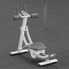 Foldable Ab Exercise Machine Ergonomic Design Quiet Rollers