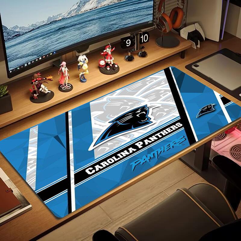 Carolina Panthers Color Mouse Pad Large Gaming Table Cushion Non-slip Laptop Tablet Big Mousepad XXL Mat Mini PC Playmat With Lock edge