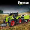 Farmer Tractor with Trailer Truck Harvester Truck Model Building Block Set Convenient Tools for Urban Construction Toy Gift
