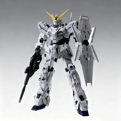 MGEX 1/100 Unicorn Triple Shield Ver No Cage No Light  Assembly Model Kit Action Figures Antenna Repair Edition Trendy Toys Gift