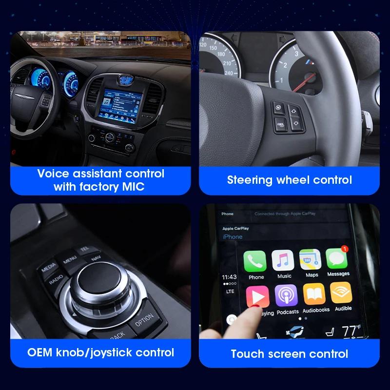2025 Hot Wireless CarPlay Box Android Auto Adapt For Wired CarPlay Display To Wireless Smart Box Linux System OEM Upgrade