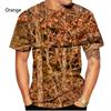 Men Hunting Camouflage T-Shirt Summer Short Sleeve 3D Print Streetwear Luxury Casual Top Clothes