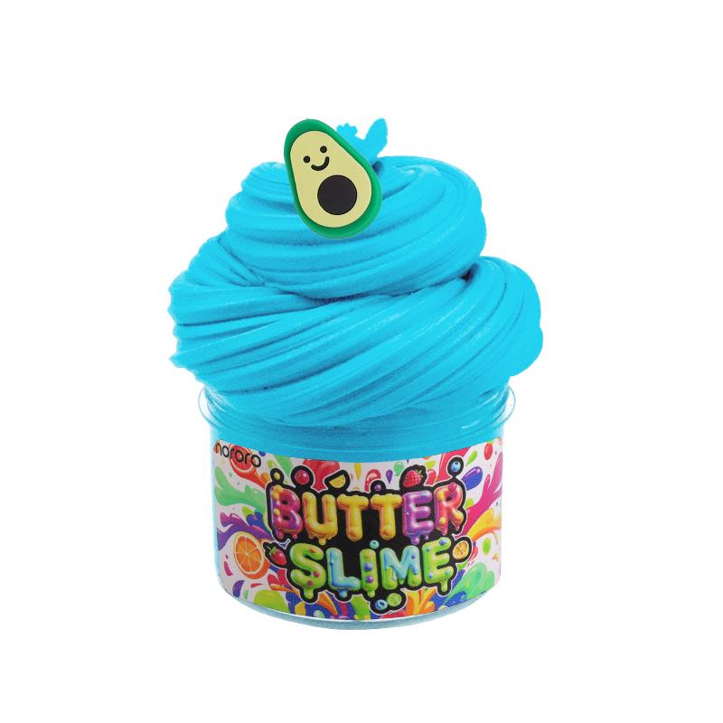 60ml Cross-border Peach Bubblegum Cotton Clay Puff Slime