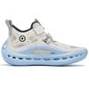 New LiNing WU XING 3 Anti Slip Wear Resistant Mid Top Casual Shoes Men's Gray Blue AZGS041-3