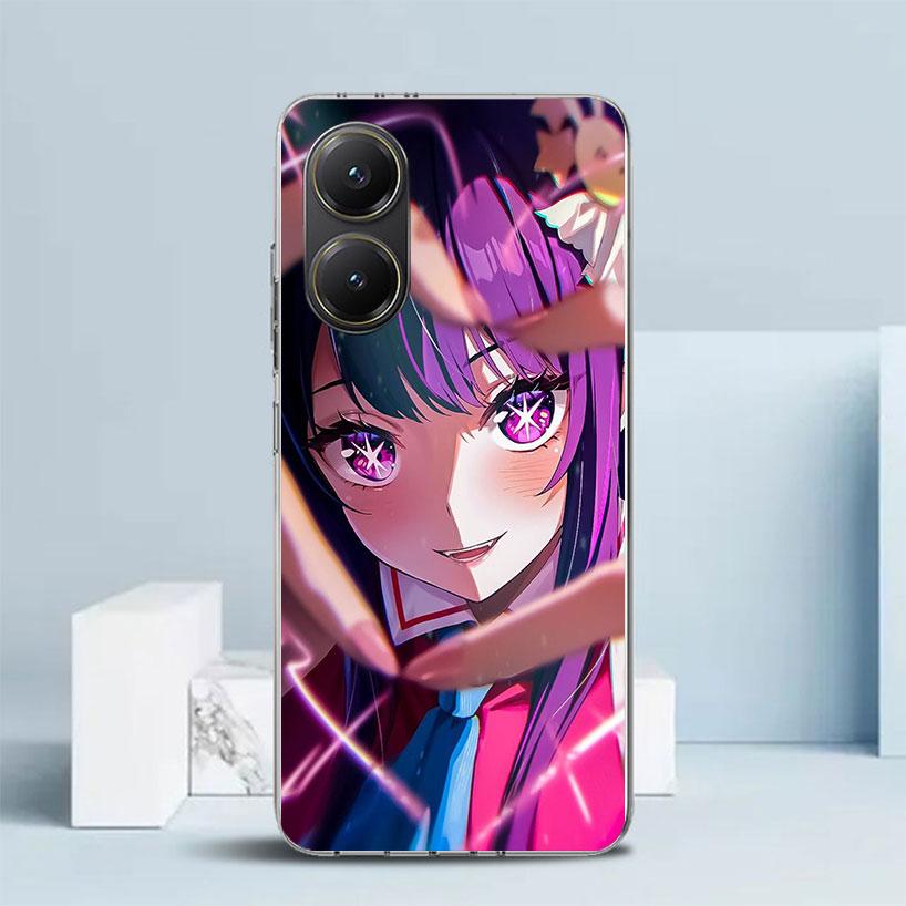 Oshi No Ko Soft Cover for Xiaomi Poco F7 Ultra X7 X6 X5 Pro M7 Phone Case Redmi 15 15C 13 13C 12 12C 10 10C Print Shell Poco X7