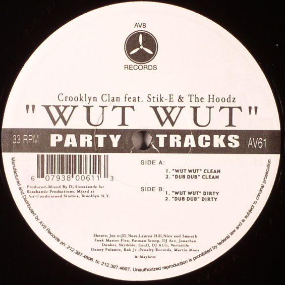 

12inch Record CROOKLYN CLAN - Wut Wut AV61 AV8 1998 US Rap & Hip-Hop/R&B Used