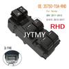 Front Right RHD Electric Power Window Switch Lifter Control Button Parts for Honda CRV 2011-2013 CIVIC 2012-2017 Car Accessories