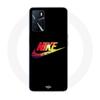 Case - MANIACASE - Oppo A16S - Nike Logo - Black - Flexible - Silicone/Plastic