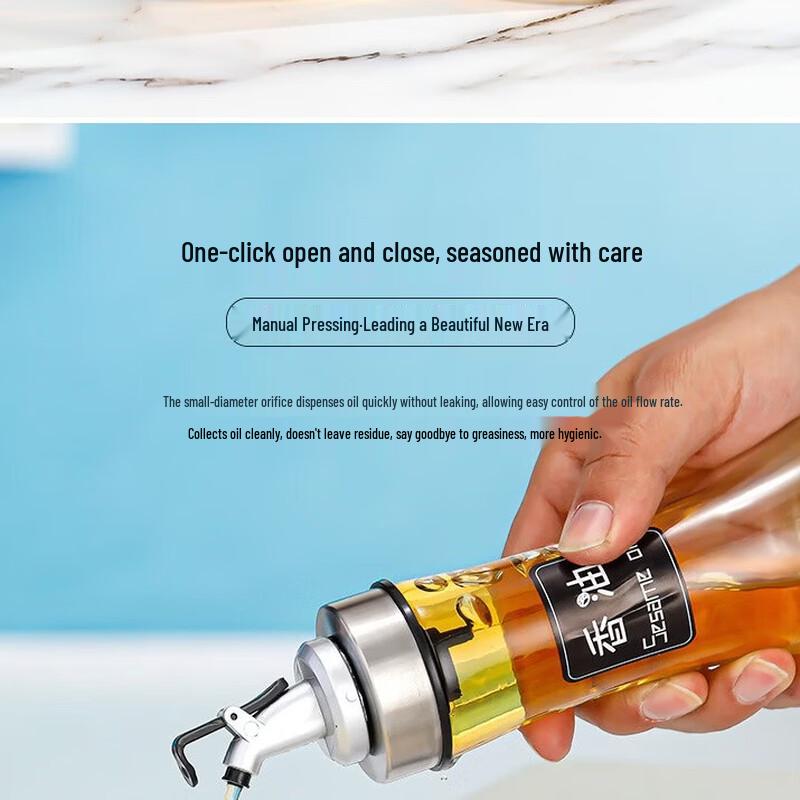 Automatic Opening Glass Oil Dispenser