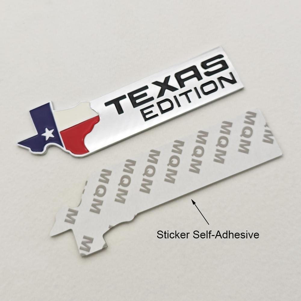 Universal 3D Metal Car Badge TEXAS EDITION Logo Emblem Flag Sticker For Ford Jeep Chevrolet Ram GMC Dodge Motorcycle Accessories
