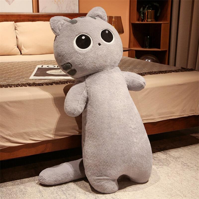 Cat Strip Pillow Series Ragdoll Children's Plush Toy Ragdoll Sleeping Pillow Gift