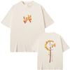 Anime Demon Slayer Rengoku Kyoujurou T Shirts Men Women Clothing Cotton Crewneck T-shirt Male Fashion Vintage Tshirt Streetwear